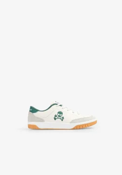 Scalpers Footwear<Contrast Skull Sneakers