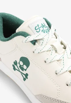 Scalpers Footwear<Contrast Skull Sneakers