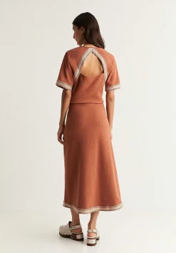Scalpers Skirts<Contrast Strip Skirt