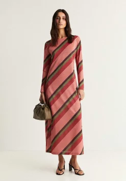 Scalpers Dresses<Contrast Striped Lurex Dress