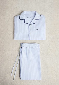 Scalpers Pajamas<Contrast Striped Skull Pajamas