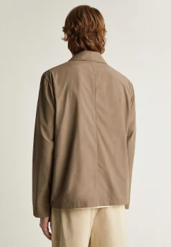Scalpers Jackets And Jackets<Corduroy Collar Detail Overshirt