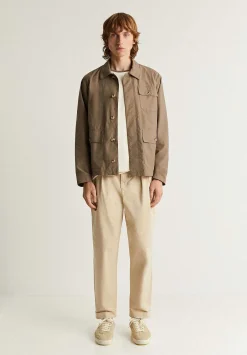 Scalpers Jackets And Jackets<Corduroy Collar Detail Overshirt