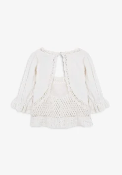 Scalpers Shirts<Crochet Details Blouse