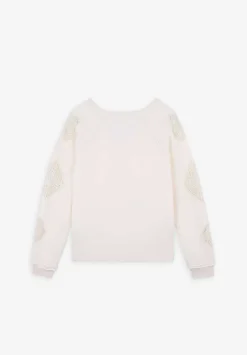 Scalpers Sweatshirts<Crochet Details Sweatshirt