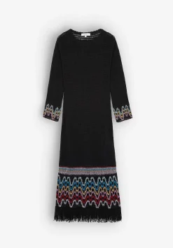 Scalpers Dresses<Crochet Dress With Fringed Detail