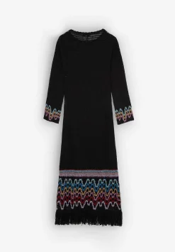Scalpers Dresses<Crochet Dress With Fringed Detail