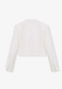 Scalpers Blazers And Vests<Cropped Blazer With Puno Detail