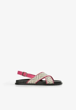 Scalpers Sandals<Cross Flat Sandals