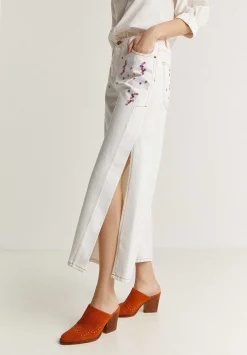 Scalpers Jeans<Culotte Jeans With Embroidered Details