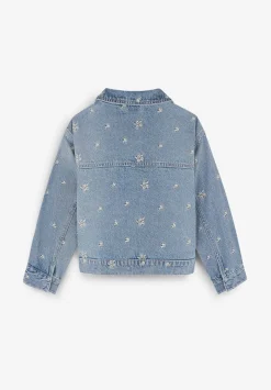 Scalpers Jackets And Vests<Denim Jacket Embroidered Details