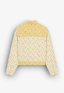 Scalpers Jackets And Trench<Denim Jacket Ethnic Motifs