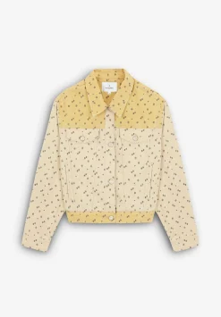 Scalpers Jackets And Trench<Denim Jacket Ethnic Motifs