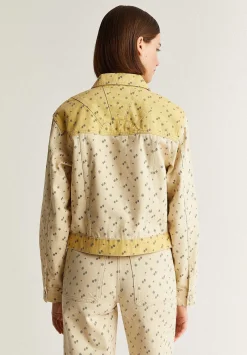 Scalpers Jackets And Trench<Denim Jacket Ethnic Motifs