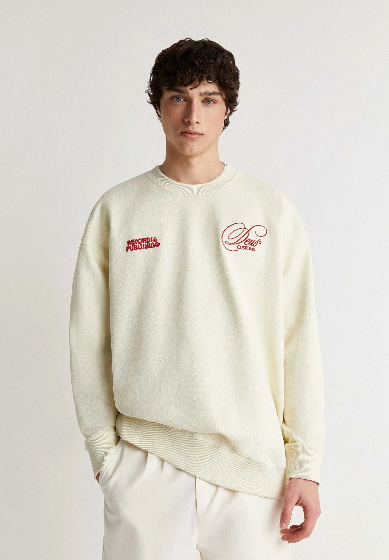 Scalpers Sweatshirts<Deus Ex Machina | Caution Crew Sweatshirt