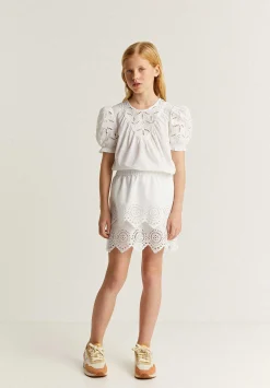 Scalpers Shirts<Die Cut Detail Blouse