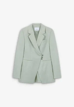 Scalpers Blazers And Vests<Double-Breasted Blazer With Zipper Detail