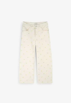 Scalpers Pants And Overalls<Embroidered Details Jeans