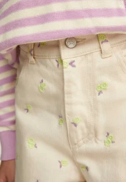 Scalpers Pants And Overalls<Embroidered Details Jeans