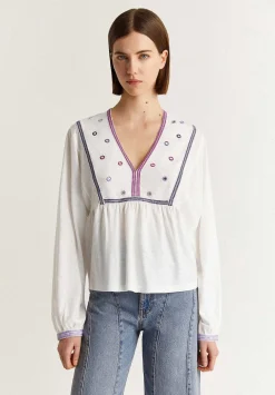 Scalpers T-Shirts And Tops<Embroidered Details T-Shirt