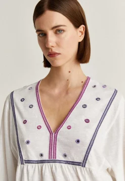 Scalpers T-Shirts And Tops<Embroidered Details T-Shirt