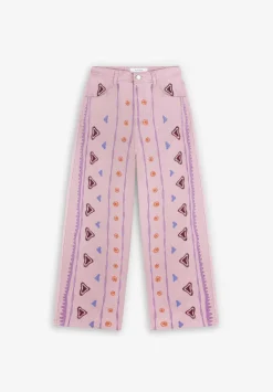 Scalpers Jeans<Embroidered Ethnic Motifs Jeans