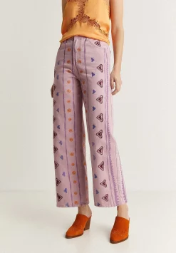 Scalpers Jeans<Embroidered Ethnic Motifs Jeans