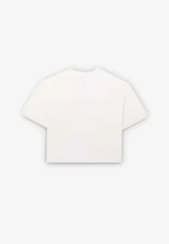 Scalpers T-Shirts And Tops<Embroidered Logo Gather Detail T-Shirt