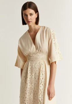 Scalpers Dresses<Embroidered Midi Dress