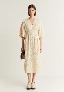 Scalpers Dresses<Embroidered Midi Dress