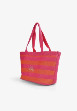 Scalpers Accessories<Embroidered Skull Striped Bag