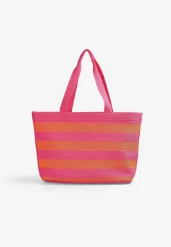 Scalpers Accessories<Embroidered Skull Striped Bag