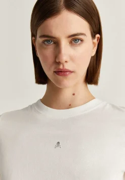 Scalpers T-Shirts And Tops<Embroidered Skull T-Shirt