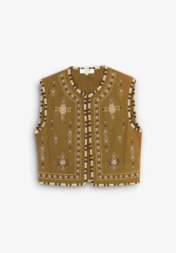 Scalpers Blazers And Vests<Embroidered Vest