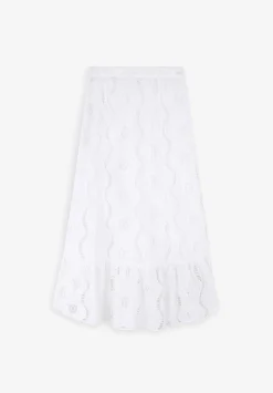Scalpers Skirts<English Embroidered Midi Skirt