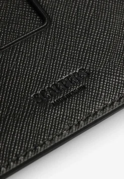 Scalpers Wallets And Card Holders<Engraved Skull Leather Card Holder