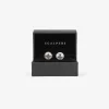 Scalpers Twins<Engraved Skull Round Cufflinks