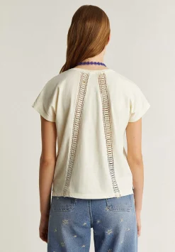 Scalpers Tshirts<Flame T-Shirt With Back Lace Detail