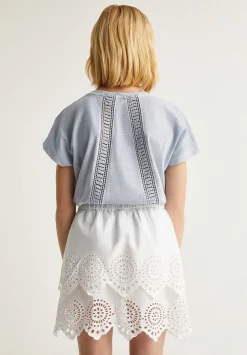 Scalpers Tshirts<Flame T-Shirt With Back Lace Detail