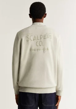 Scalpers Sweatshirts<Flocking Print Sweatshirt