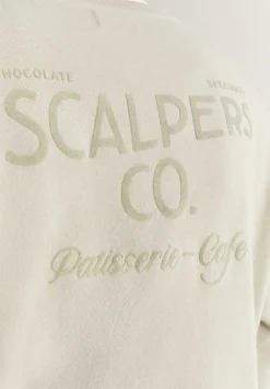 Scalpers Sweatshirts<Flocking Print Sweatshirt