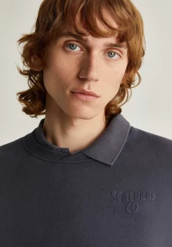 Scalpers Sweatshirts<Flocking Print Sweatshirt