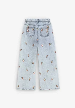 Scalpers Jeans<Flowers Emb Denim