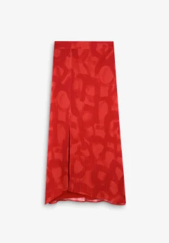 Scalpers Skirts<Flowing Skirt With Lurex Opening