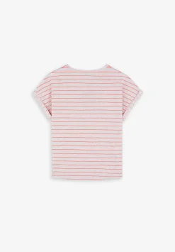 Scalpers Tshirts<Fluorescent Woven Striped T-Shirt
