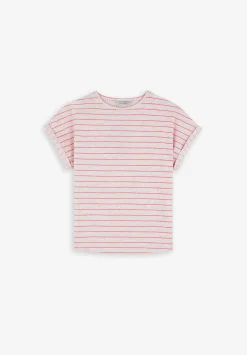 Scalpers Tshirts<Fluorescent Woven Striped T-Shirt