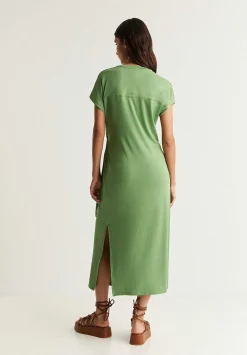 Scalpers Dresses<Front Knot Midi Dress