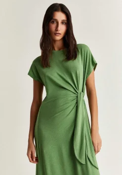 Scalpers Dresses<Front Knot Midi Dress