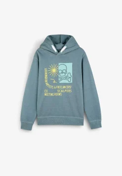 Scalpers Sweatshirts<Front Print Hooded Sweatshirt