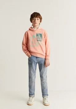 Scalpers Sweatshirts<Front Print Hooded Sweatshirt